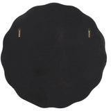 Aneta Black Round Mirror - Ornate Home