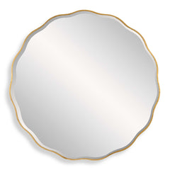 Aneta Gold Large Round Mirror - Ornate Home