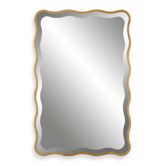 Aneta Gold Scalloped Mirror - Ornate Home