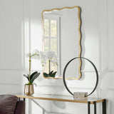 Aneta Gold Scalloped Mirror - Ornate Home