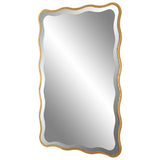 Aneta Gold Scalloped Mirror - Ornate Home