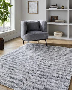 Anevay Dark Gray Area Rug - Ornate Home