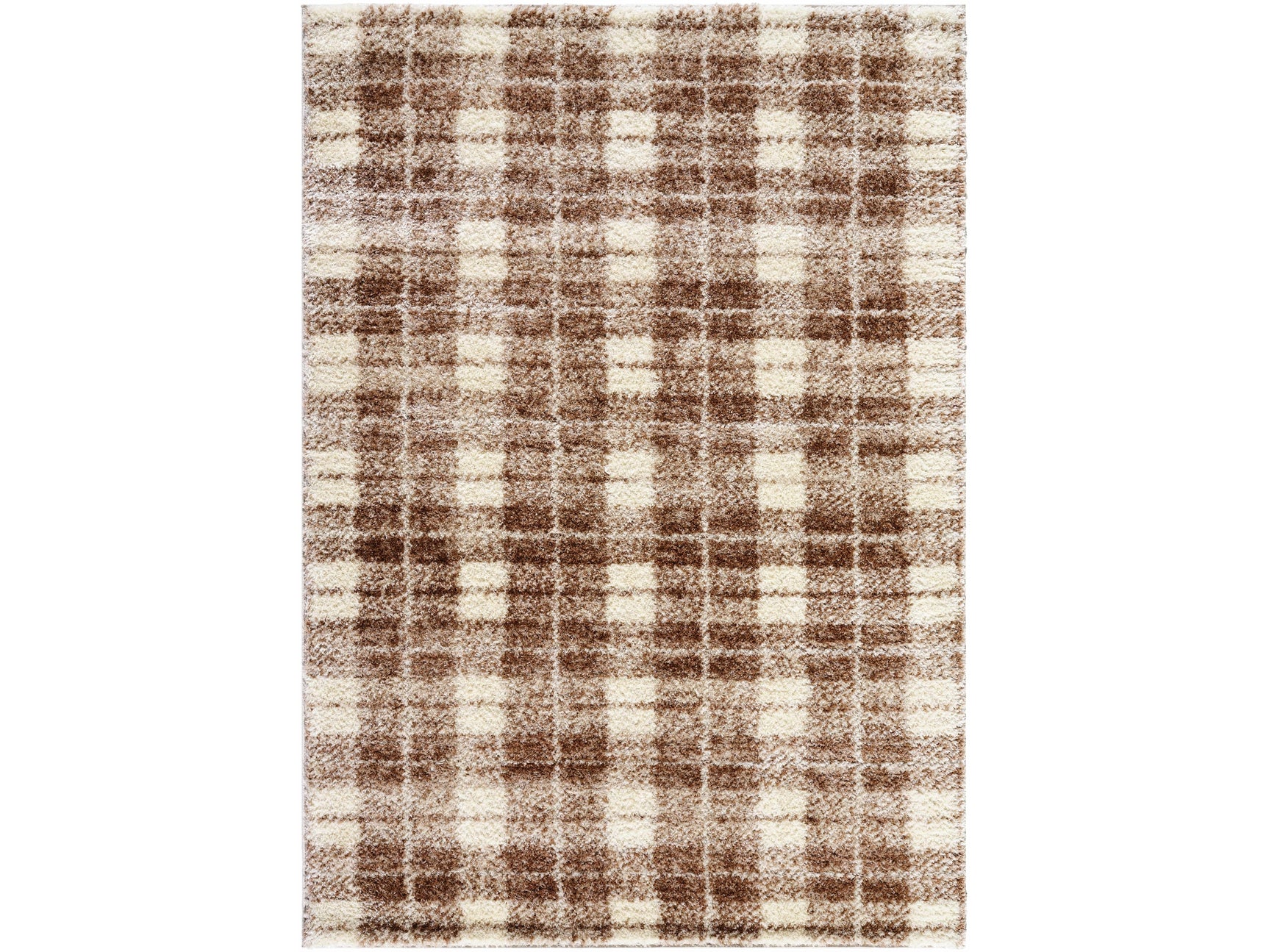 Anfisa Beige Luxe Shag Area Rug - Ornate Home