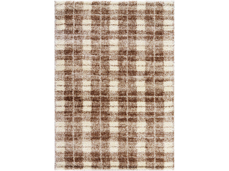 Anfisa Beige Luxe Shag Area Rug - Ornate Home