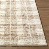 Anfisa Beige Luxe Shag Area Rug - Ornate Home