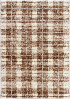 Anfisa Beige Luxe Shag Area Rug - Ornate Home