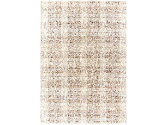 Anfisa Cream Luxe Shag Area Rug - Ornate Home