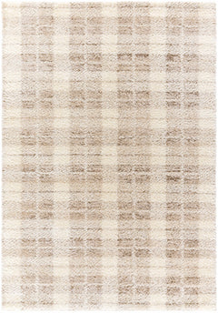 Anfisa Cream Luxe Shag Area Rug - Ornate Home