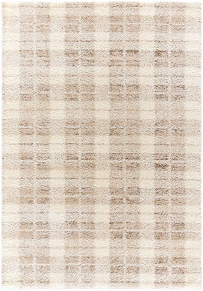 Anfisa Cream Luxe Shag Area Rug - Ornate Home