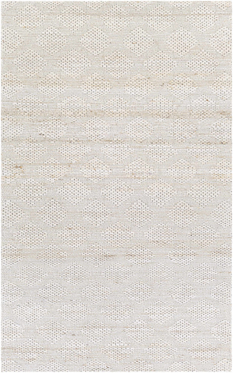 Angaston Beige Hand-Woven Jute Rug - Ornate Home