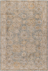 Ange Cream & Blue Rich Textured Rug - Ornate Home