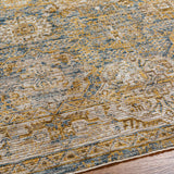 Ange Cream & Blue Rich Textured Rug - Ornate Home
