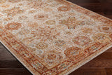 Ange Rust Rich Textured Traditional Rug - Ornate Home