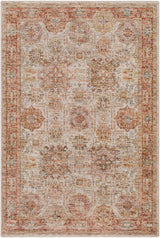 Ange Rust Rich Textured Traditional Rug - Ornate Home