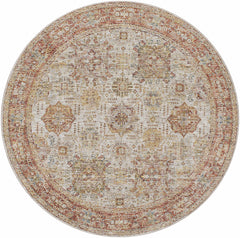 Ange Rust Rich Textured Traditional Rug - Ornate Home