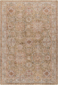 Ange Tan Rich Textured Traditional Rug - Ornate Home