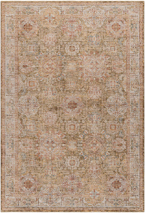 Ange Tan Rich Textured Traditional Rug - Ornate Home