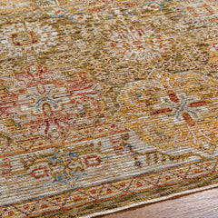 Ange Tan Rich Textured Traditional Rug - Ornate Home
