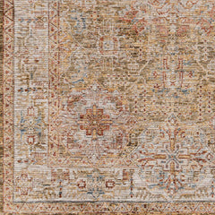 Ange Tan Rich Textured Traditional Rug - Ornate Home