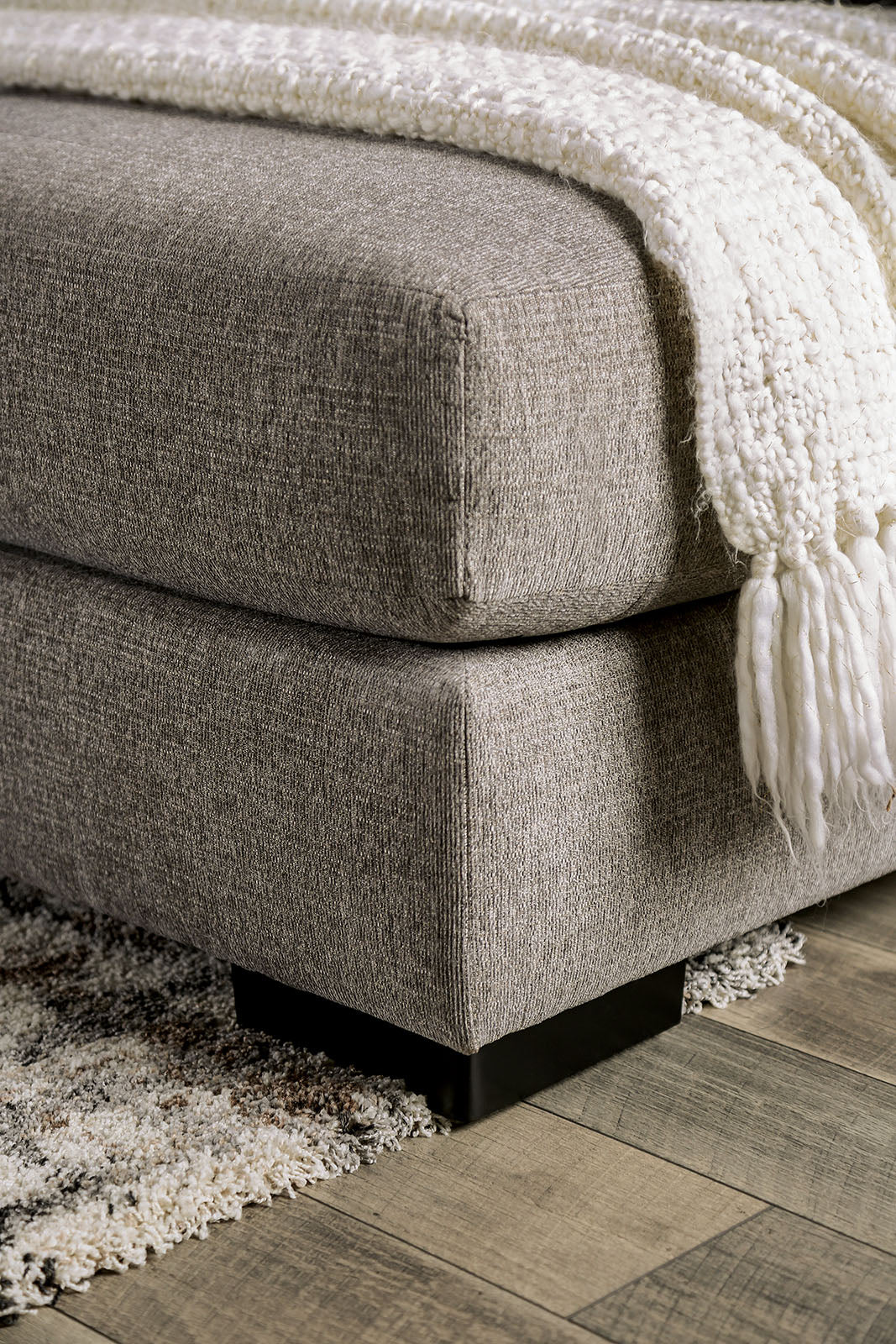 Angelia Light Gray Sectional - Ornate Home