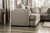 Angelia Light Gray Sectional - Ornate Home