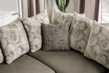 Angelia Light Gray Sectional - Ornate Home