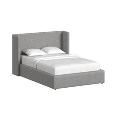 Angeline Grey Fabric Full Non-Storage Bed - Ornate Home