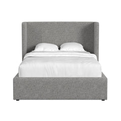 Angeline Grey Fabric Full Non-Storage Bed - Ornate Home