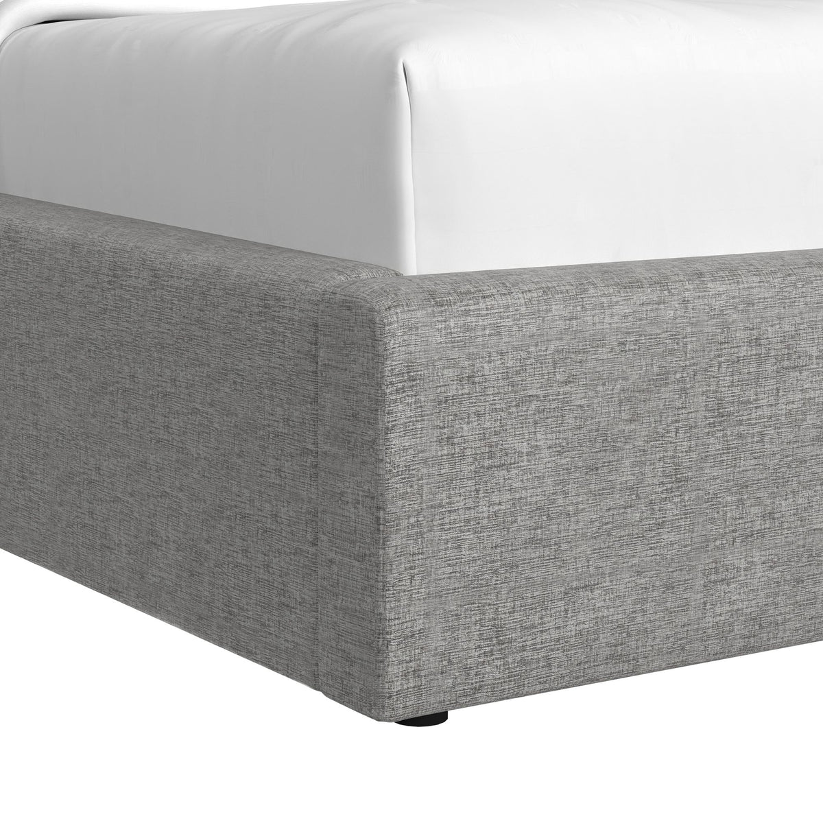 Angeline Grey Fabric Twin Non-Storage Bed - Ornate Home