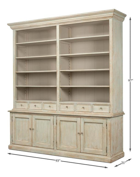 Angelique Beige Bookcase - Ornate Home