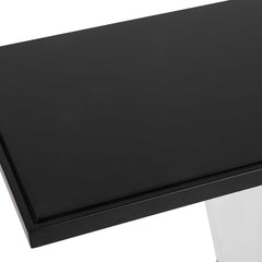 Angle Black Contemporary Accent Table - Ornate Home
