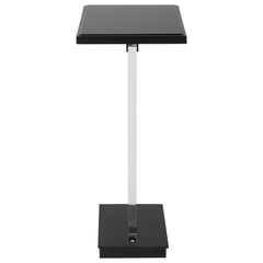 Angle Black Contemporary Accent Table - Ornate Home