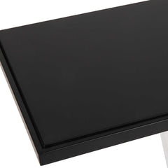 Angle Black Contemporary Accent Table - Ornate Home