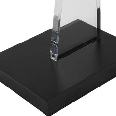 Angle Black Contemporary Accent Table - Ornate Home