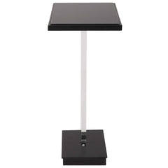 Angle Black Contemporary Accent Table - Ornate Home
