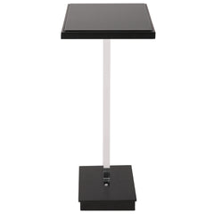 Angle Black Contemporary Accent Table - Ornate Home