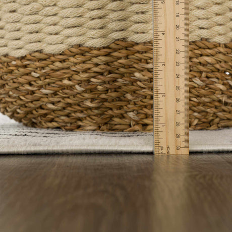 Angus Black&White Geometric Area Rug - Ornate Home