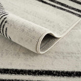 Angus Black&White Geometric Area Rug - Ornate Home