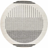 Angus Black&White Geometric Area Rug - Ornate Home