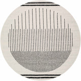 Angus Black&White Geometric Area Rug - Ornate Home