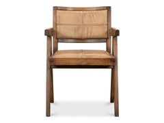 Angus Brown Chair Brown Leather - Ornate Home