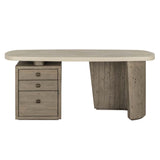 Angus Distressed Gray/Weathered Chalk Desk - Ornate Home