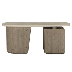Angus Distressed Gray/Weathered Chalk Desk - Ornate Home