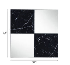 Angwin Mirrored & Faux Marble Accent Mirror (Wall) - Ornate Home