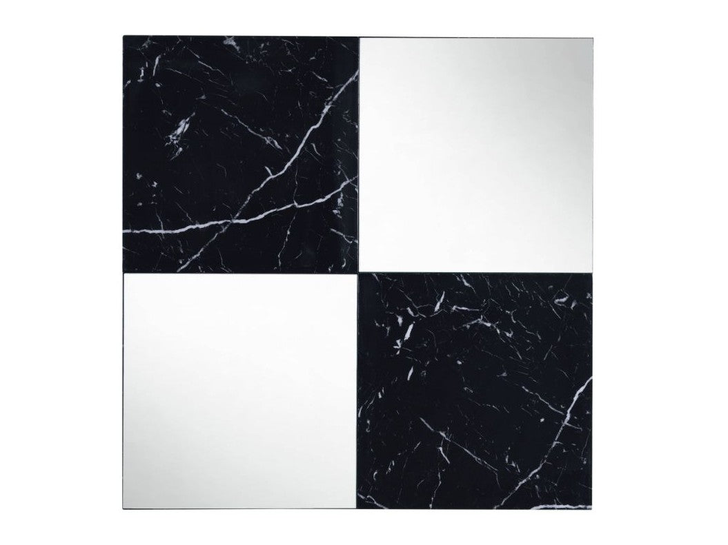 Angwin Mirrored & Faux Marble Accent Mirror (Wall) - Ornate Home