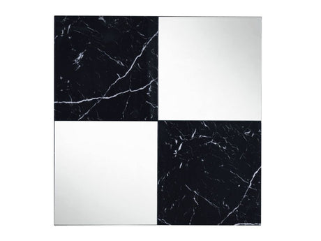 Angwin Mirrored & Faux Marble Accent Mirror (Wall) - Ornate Home