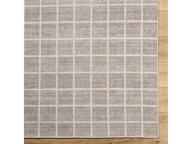 Anicet Checkered Washable Wool Area Rug - Ornate Home