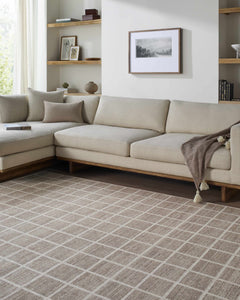 Anicet Checkered Washable Wool Area Rug - Ornate Home