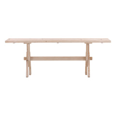 Anissa Light Gray Wash Console Table - Ornate Home