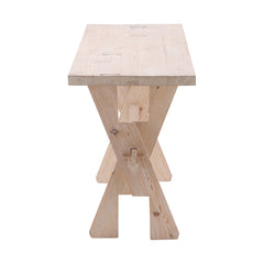 Anissa Light Gray Wash Console Table - Ornate Home